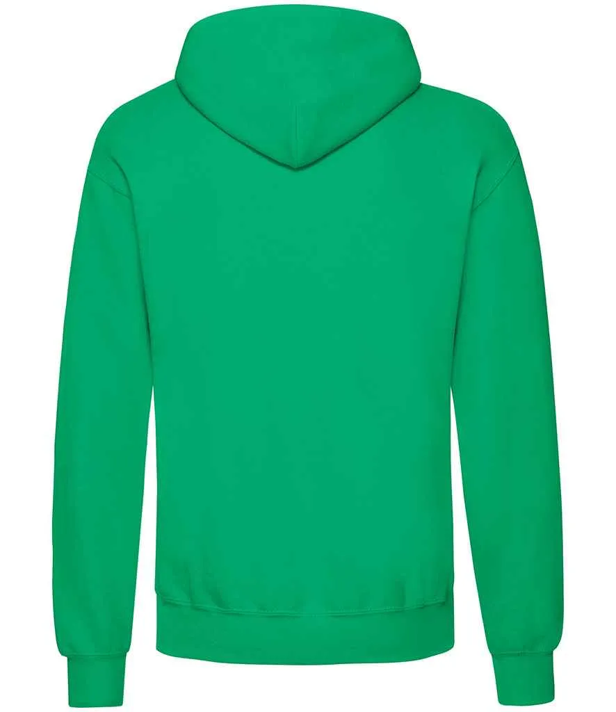 Fruit of the Loom Classic Hooded Sweatshirt - Green, Brown, Yellow, Orange