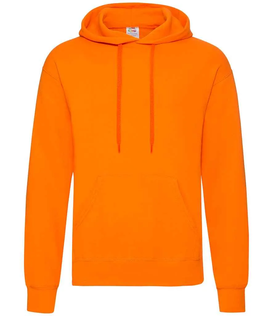 Fruit of the Loom Classic Hooded Sweatshirt - Green, Brown, Yellow, Orange