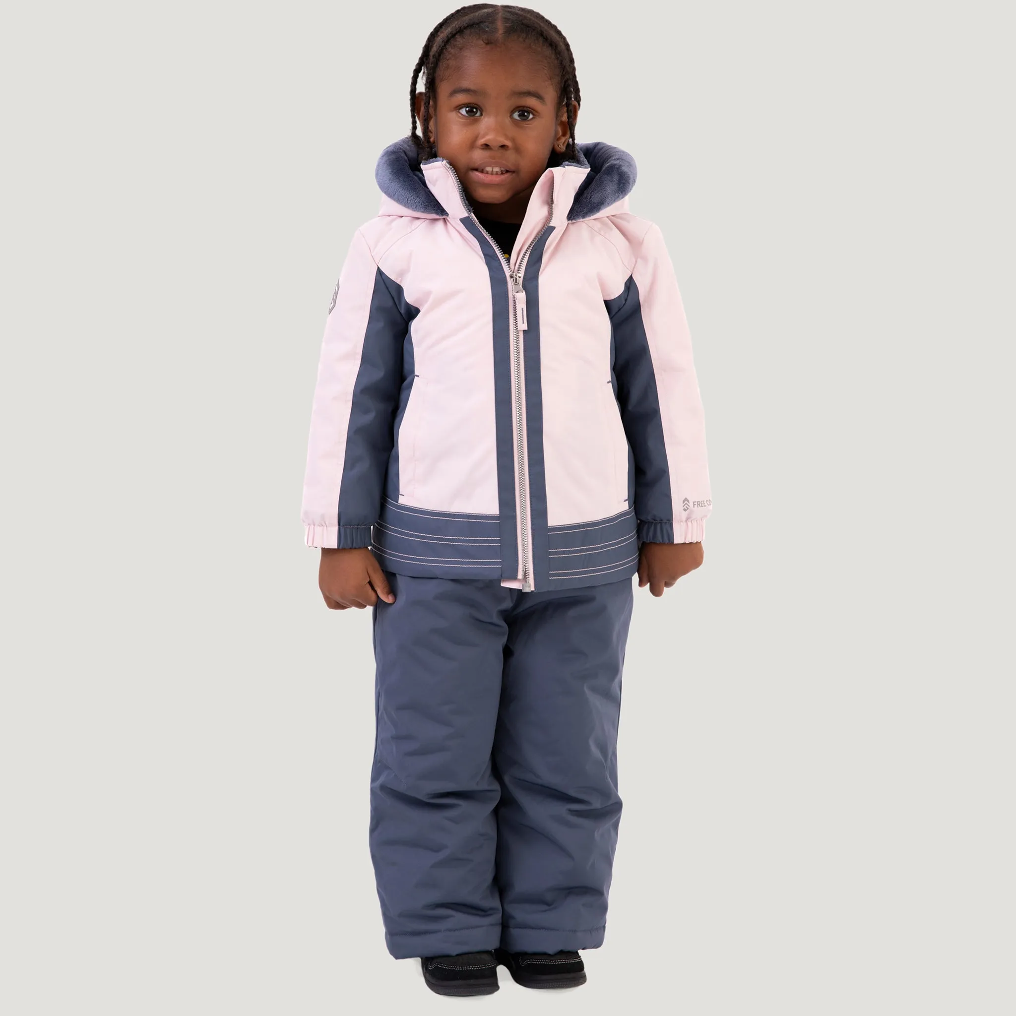 Girls' Toddler Boarder Jacket and Bib Pant Set