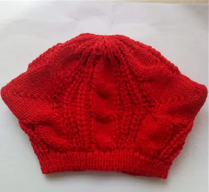 Hand Made Cute Knitted Cat Ear Beanie For Winter