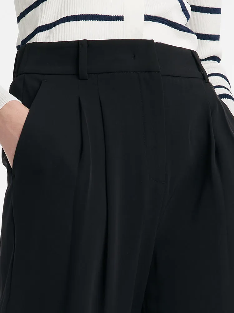 High-Waisted Straight Women Pants