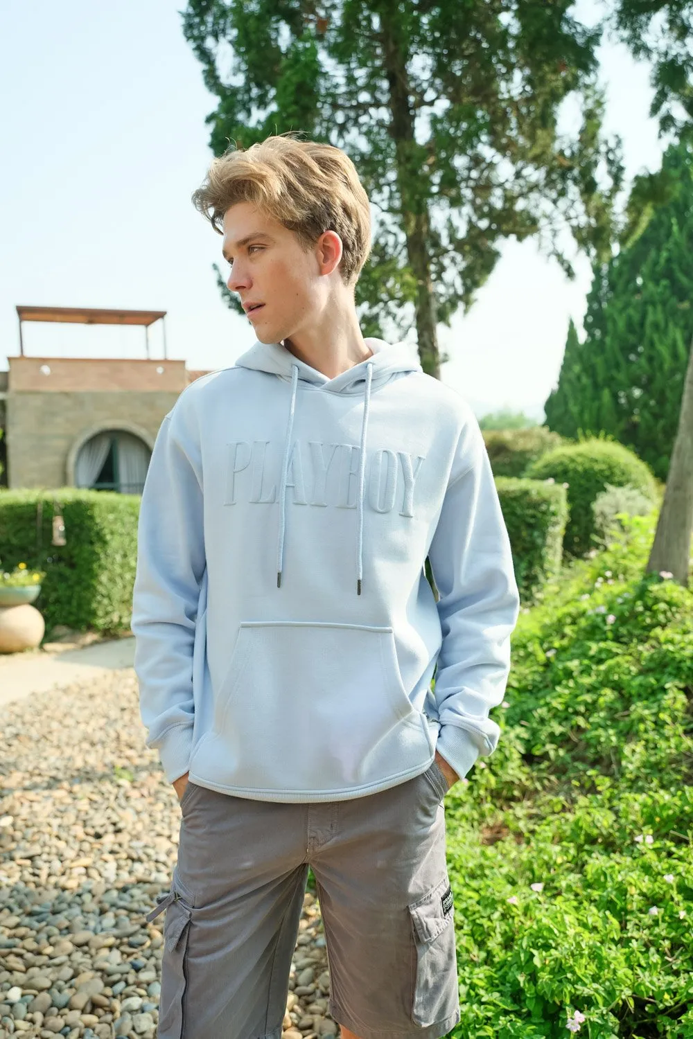 Icy Blue Playboy Hoodie