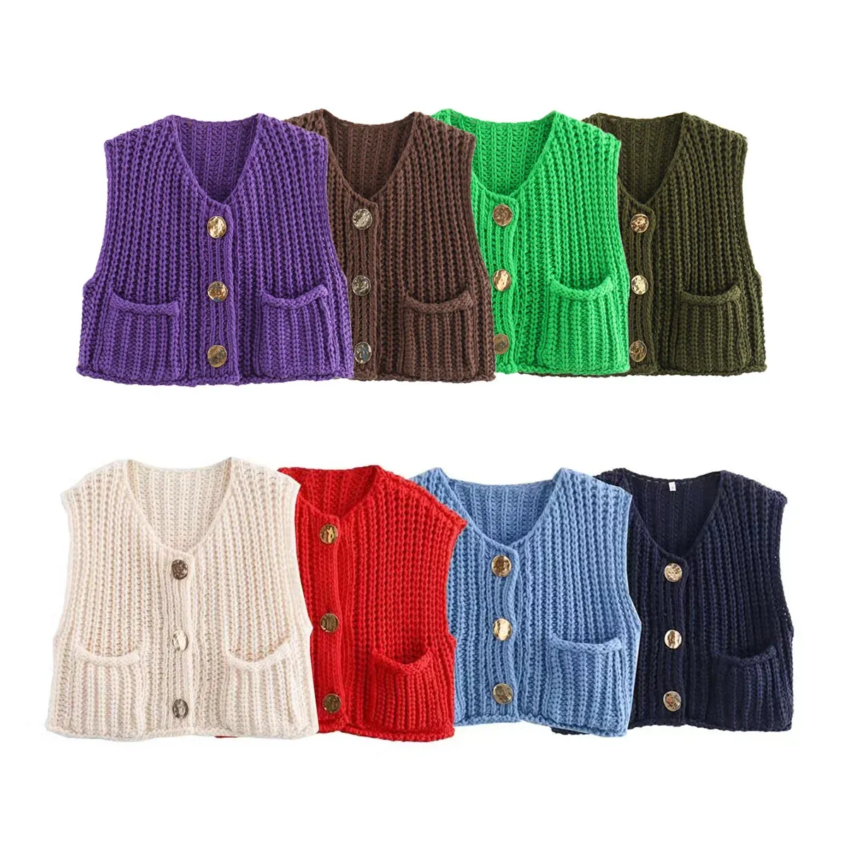 Invested- the Cable Knit Sweater Vest 10 Colors