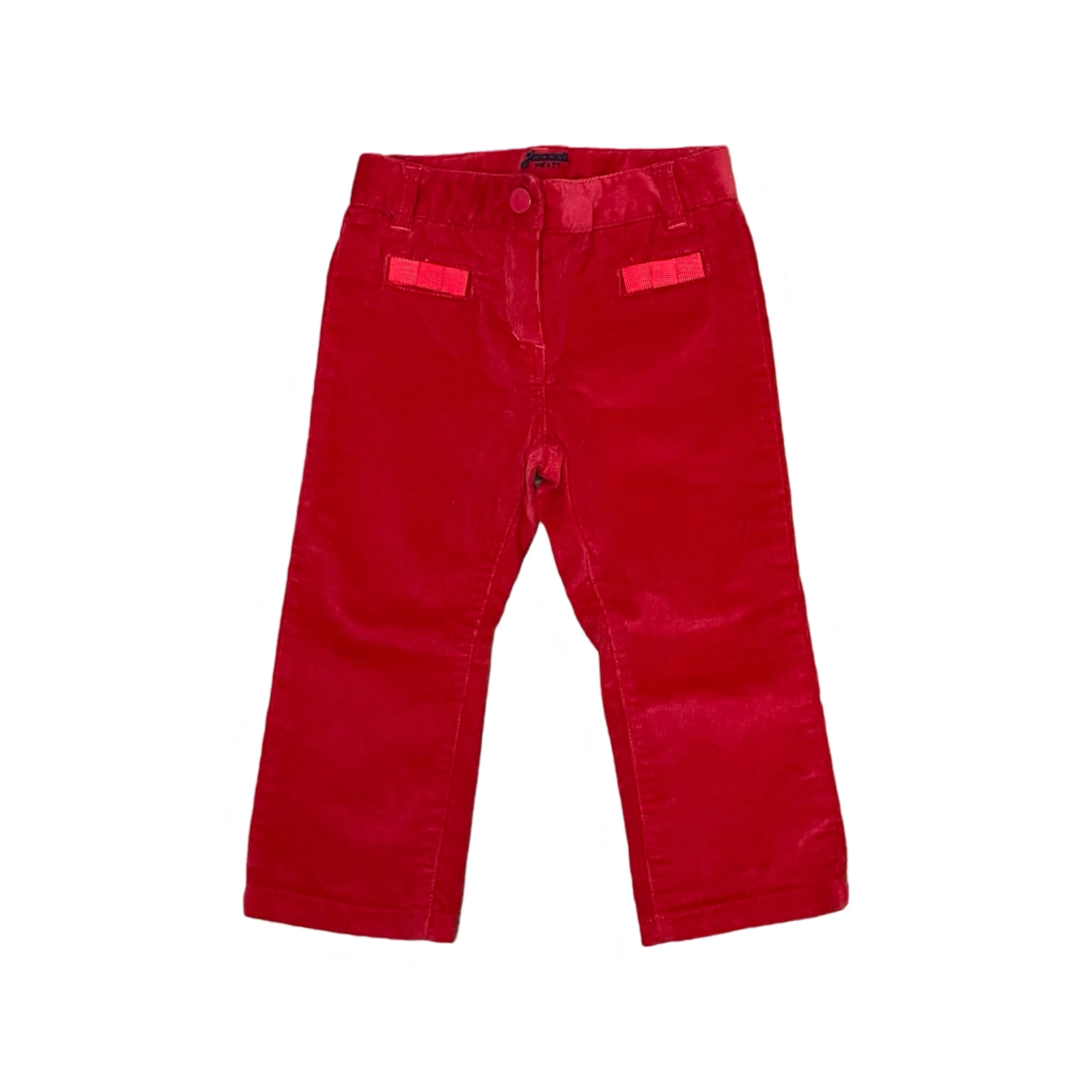 Jacadi Red Corduroy Pants