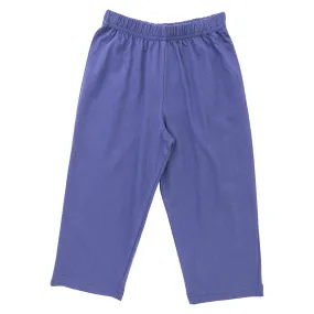 Jersey Solid Pants- Slate Blue