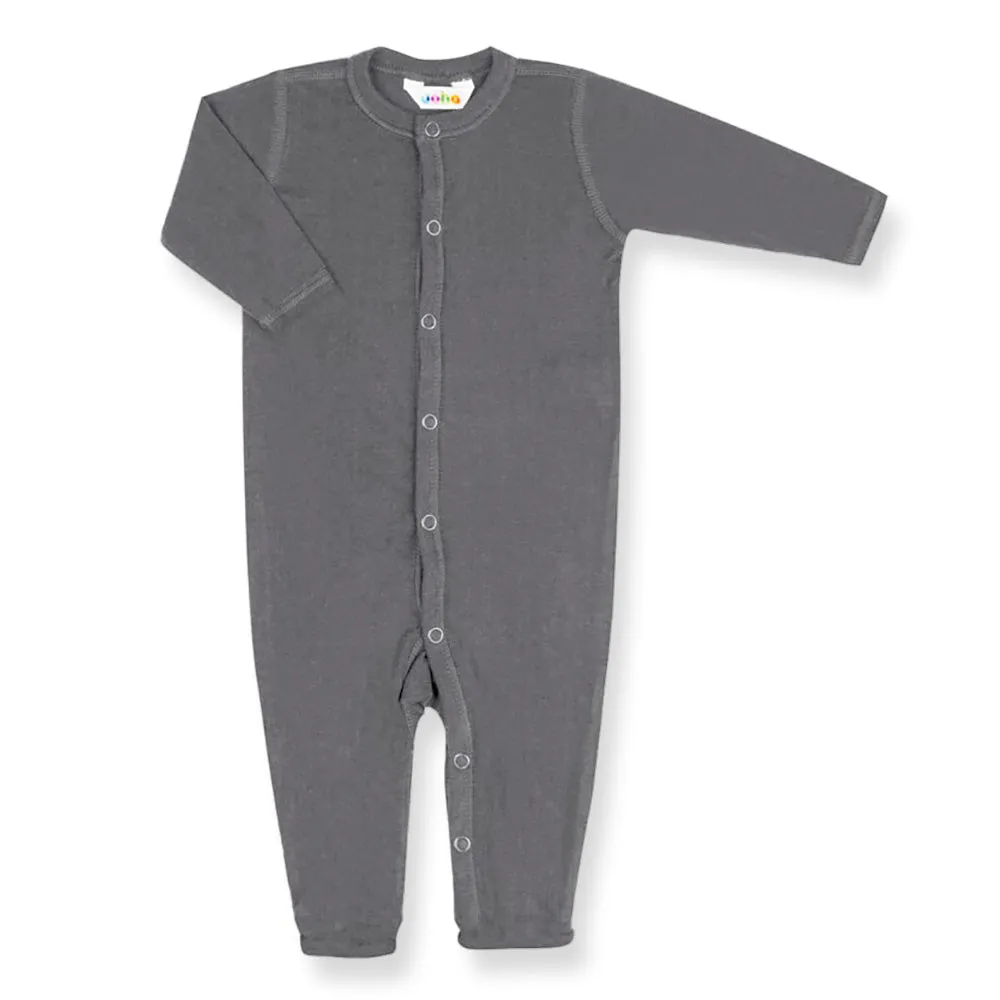 Joha - Jumpsuit met knoopsluiting | wollen boxpakje