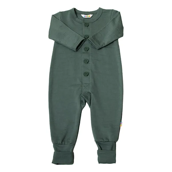 Joha - Jumpsuit met knopen | wollen boxpakje