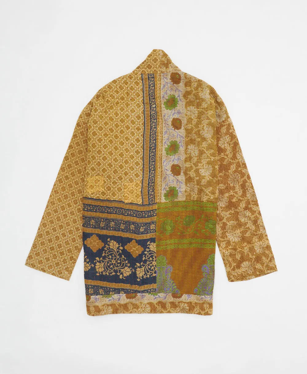 Kantha Quilted Jacket - No. 240506 - Extra Small