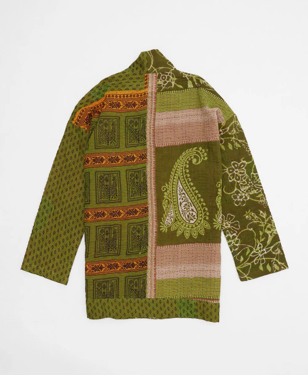 Kantha Quilted Jacket - No. 240608 - Small