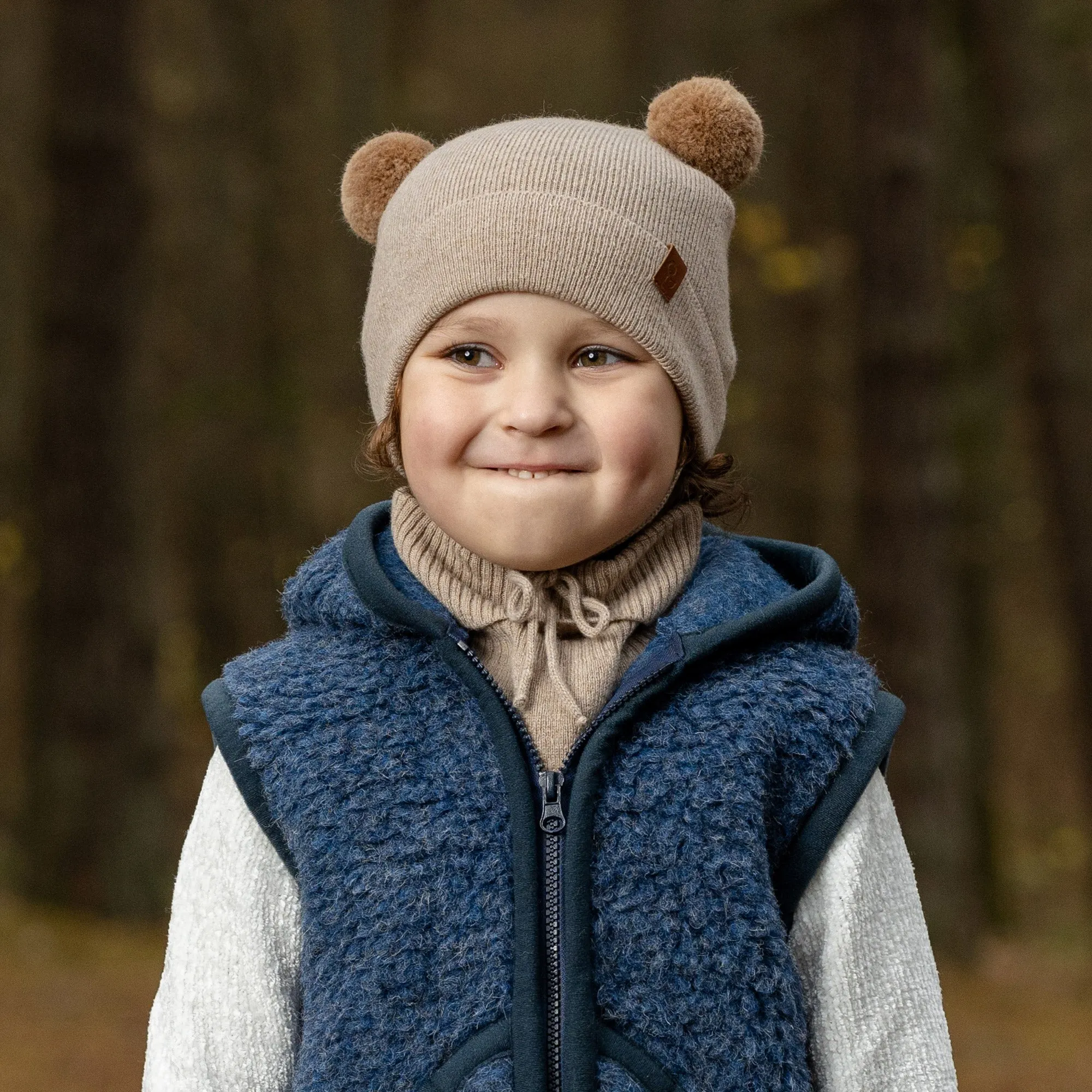 Knit Baby Beanie, Dickie & Mittens 3-Piece