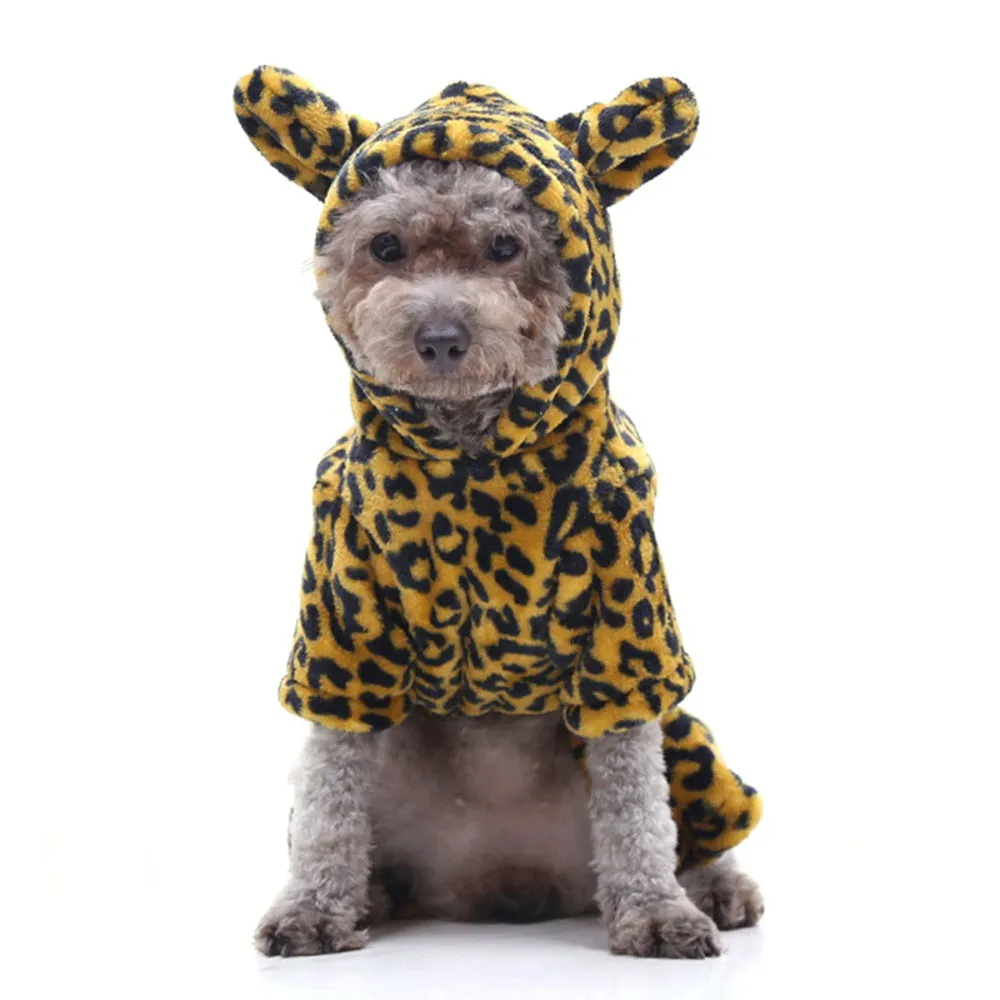 Leopard Jumpsuit Dog Costume