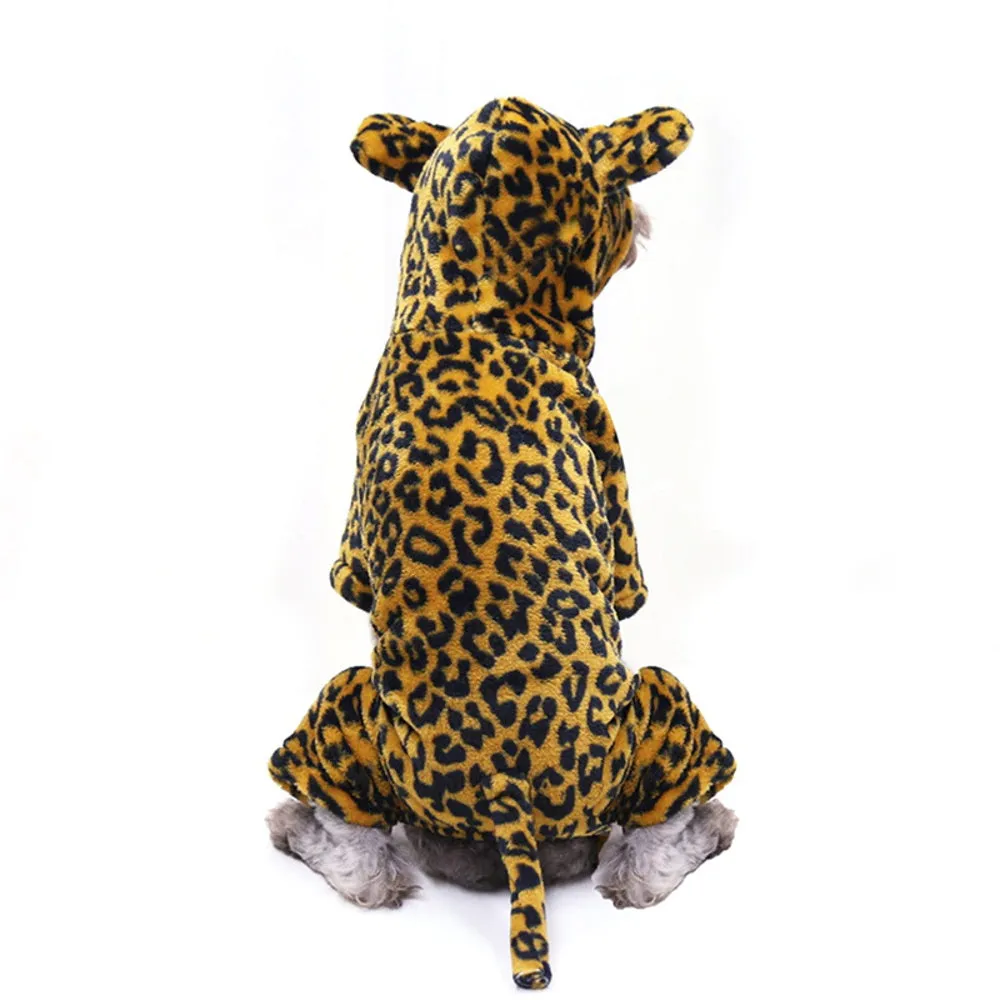 Leopard Jumpsuit Dog Costume