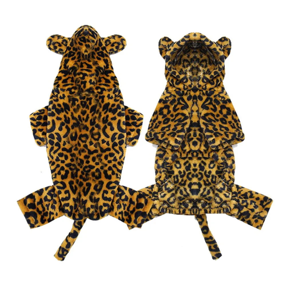 Leopard Jumpsuit Dog Costume