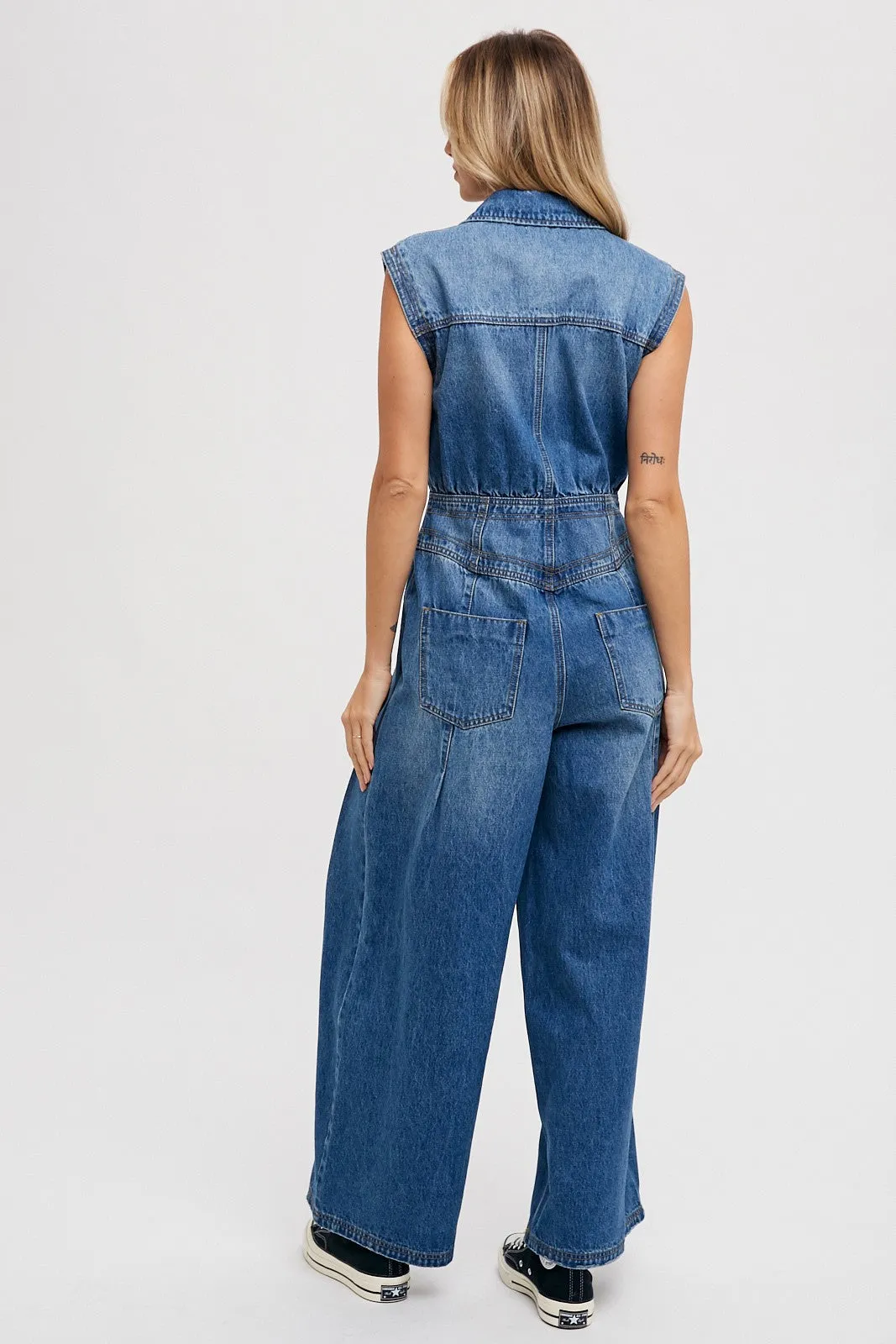 Let it Rock Denim Jumpsuit