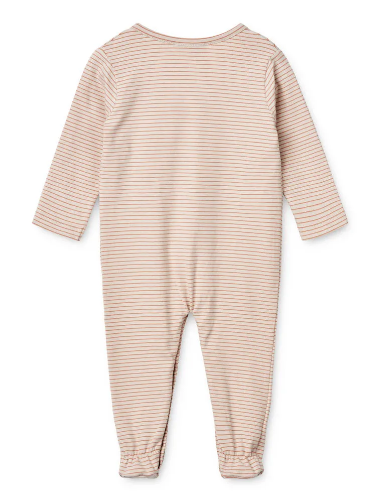 Liewood, Bolde Baby Stripe Jumpsuit, Tuscany Rose