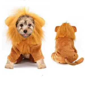 Lion Jumpsuit Dog Costume - Small / Medium Dogs