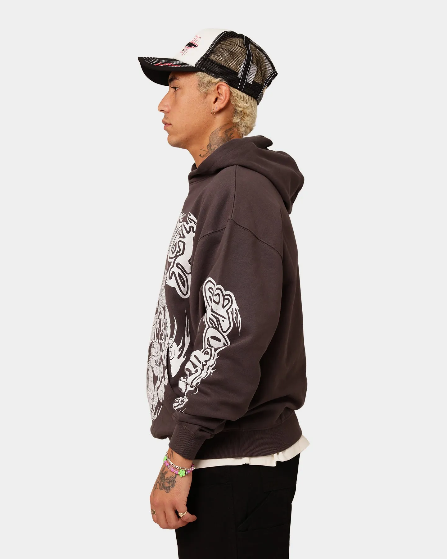 Loiter Oblivion Vintage Hoodie Vintage Black