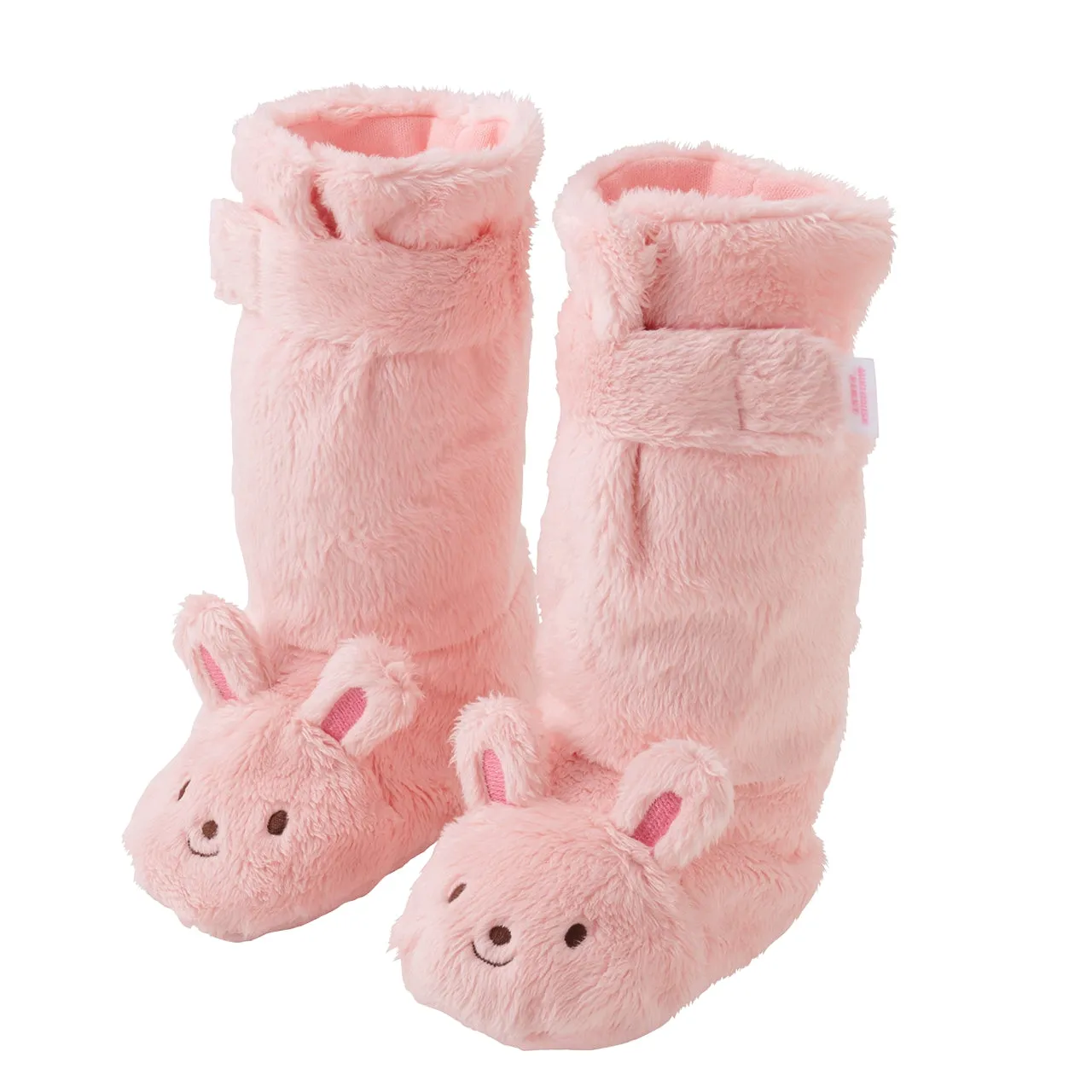 Long Microfur Bunny Booties