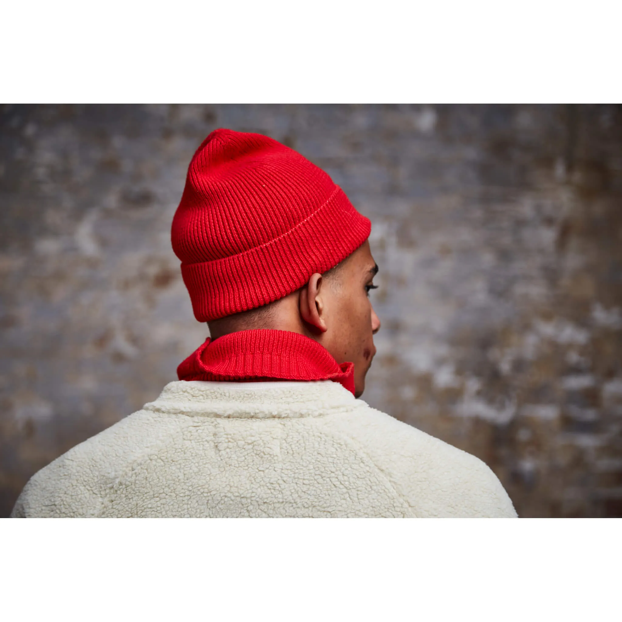 Luxe Star Beanie - Red