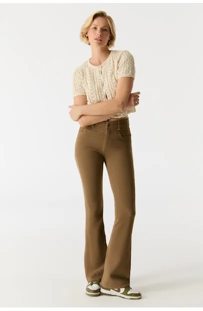 Matilda Corduroy Pants - Beige - L30