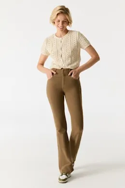 Matilda Corduroy Pants - Beige - L30