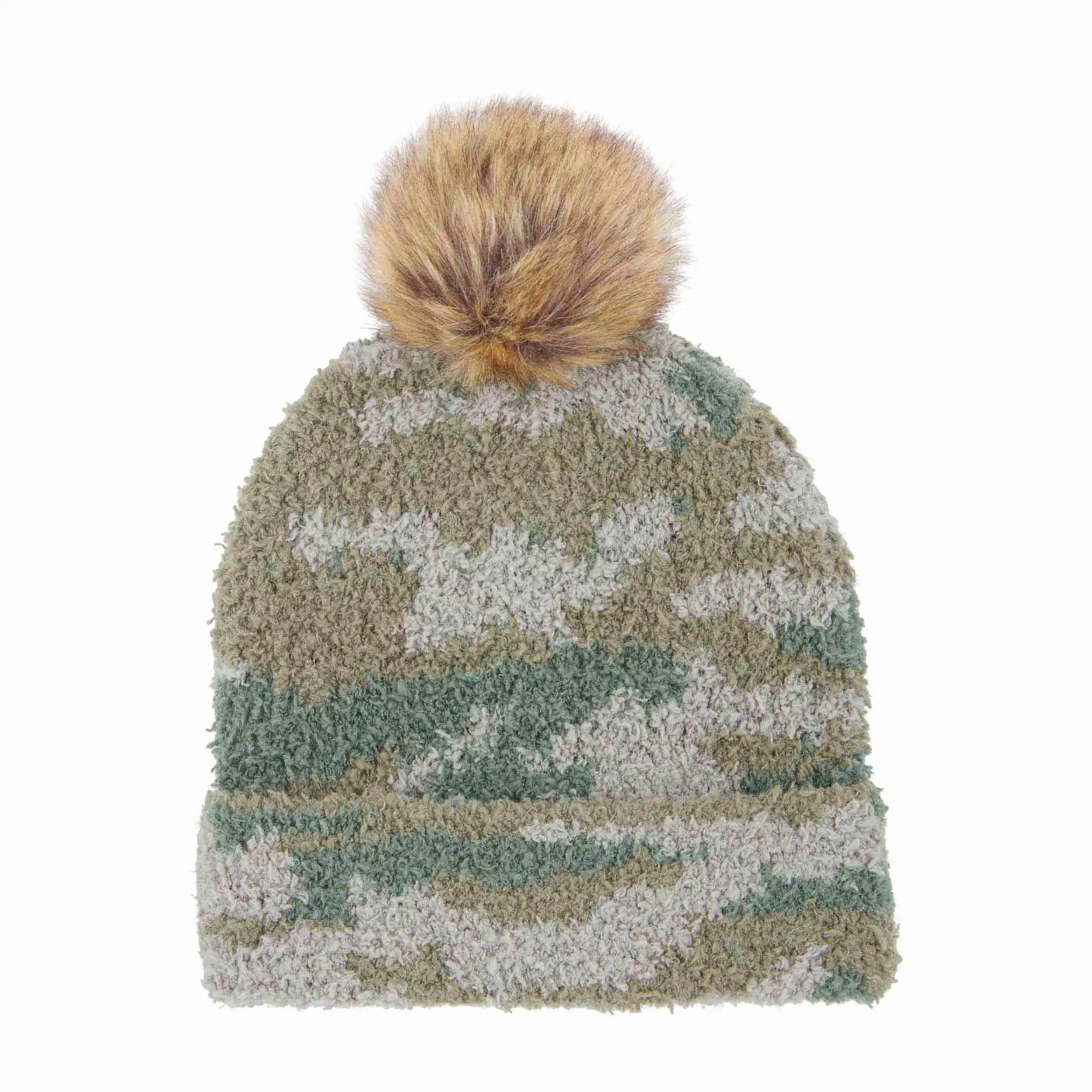 MUD Green Camo Chenille Hat