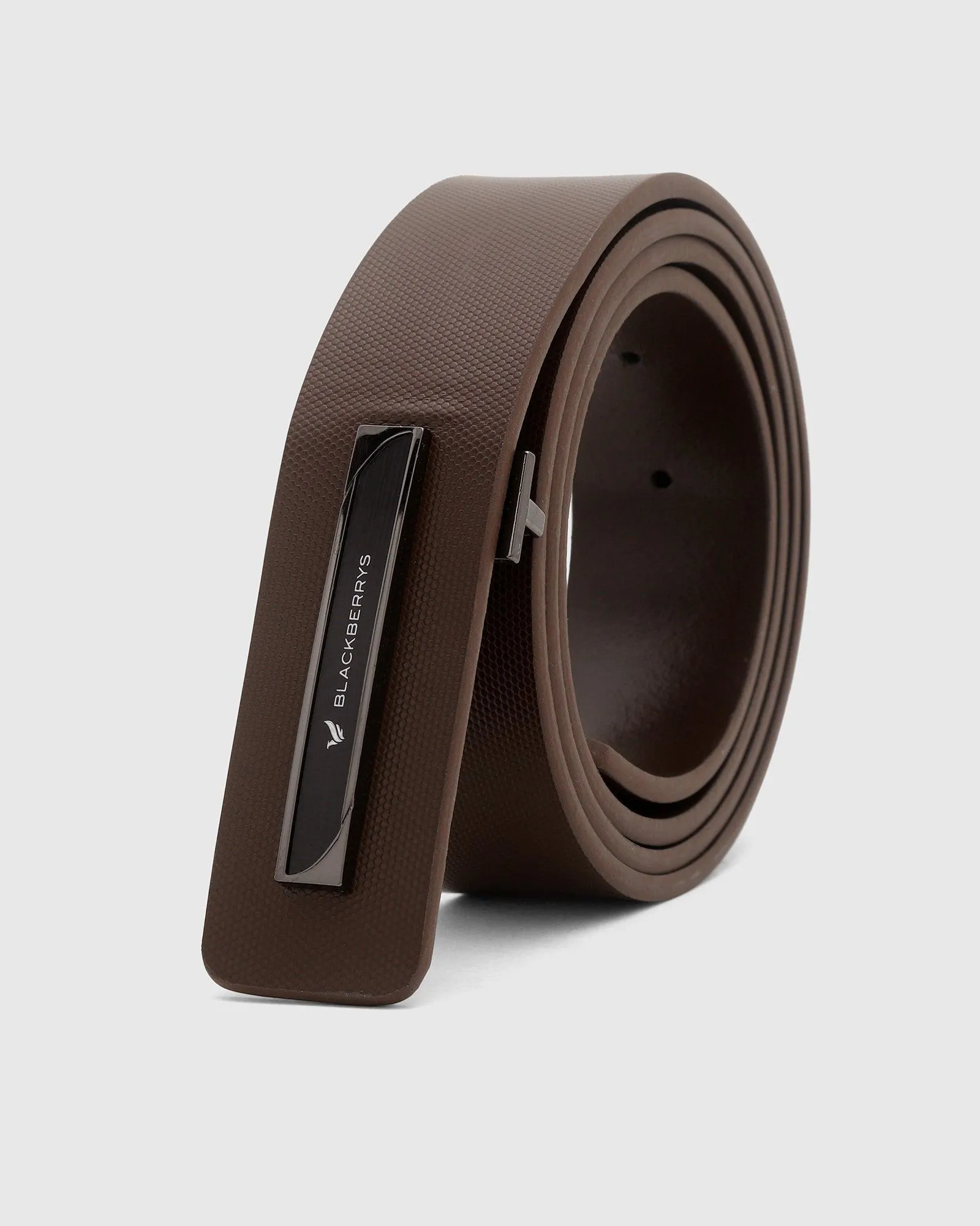 Must Haves Leather Brown Textured Belt - New Kric