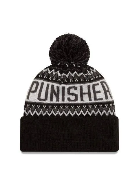 New Era Wintry Pom Ent Punisher Otc Beanie Black/Multi 80402922