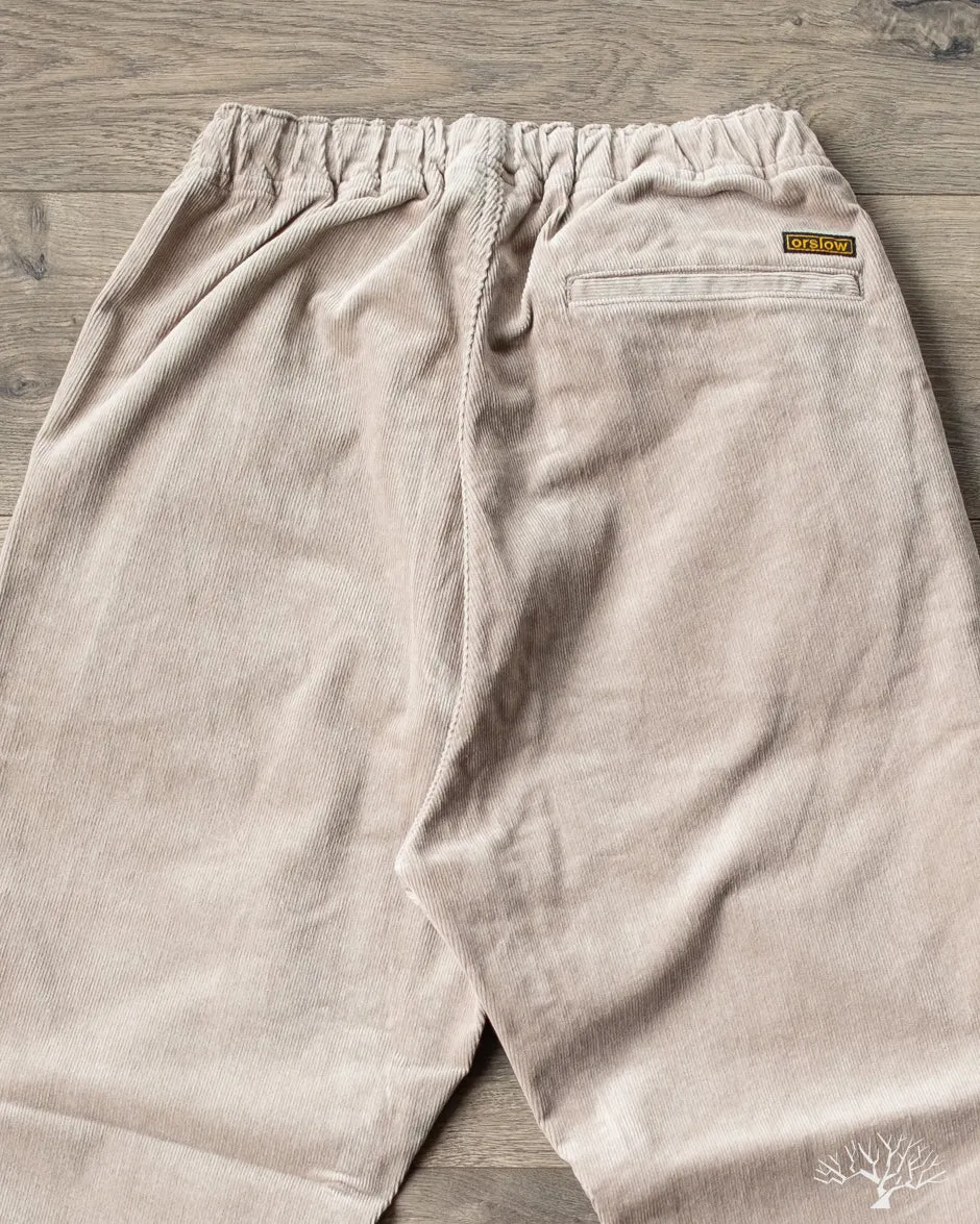 New Yorker Pants - Light Grey Stretch Corduroy