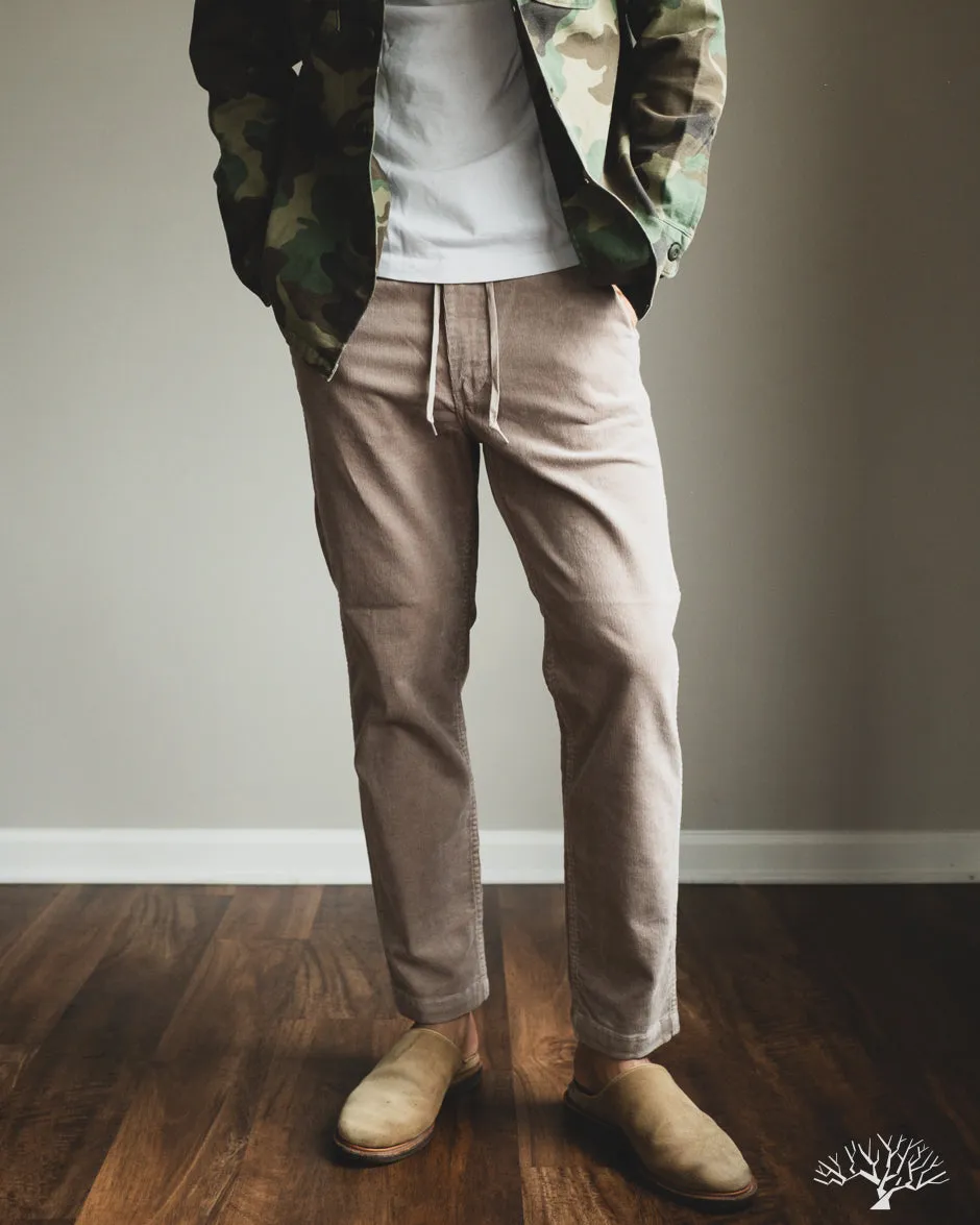 New Yorker Pants - Light Grey Stretch Corduroy