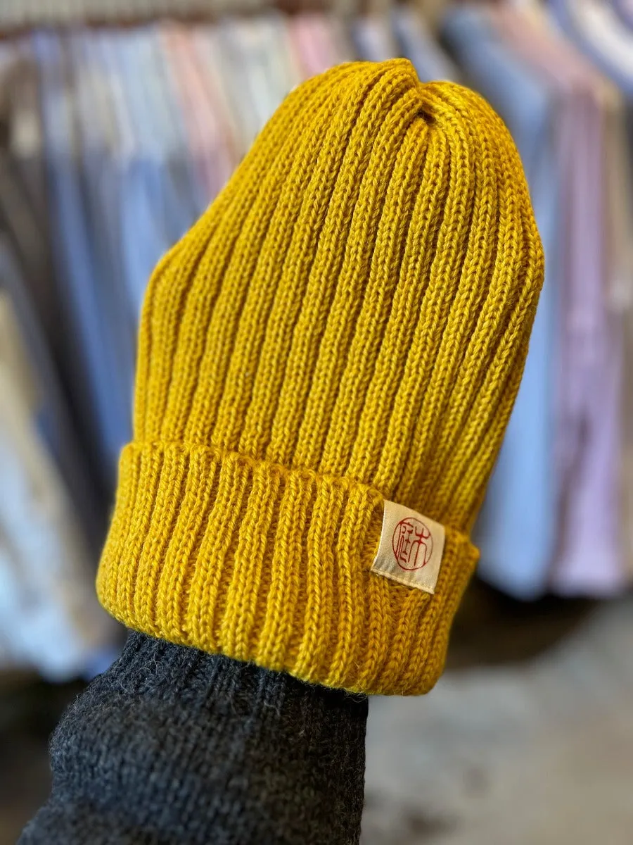 Niwaki - Wooly Beanie Hat - Karashi Yellow