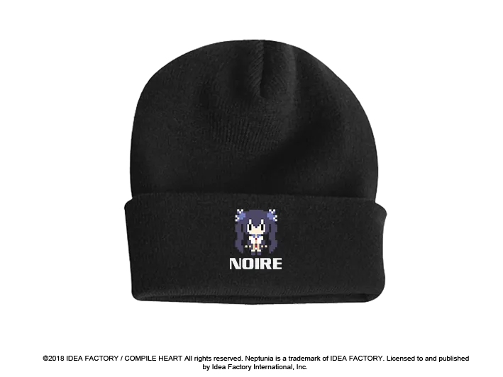 Noire Pixel Beanie