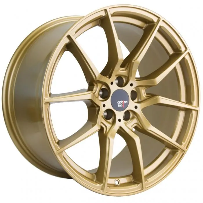 Option Lab R716 18x8.5"  35 5x114.3 in Top Secret Gold Wheel