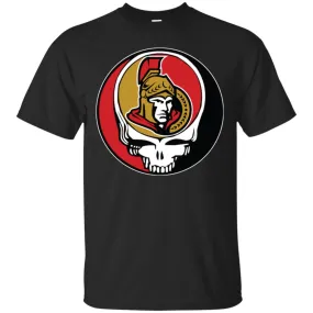 Ottawa Senators Grateful Dead Steal Your Face Hockey Nhl Shirts