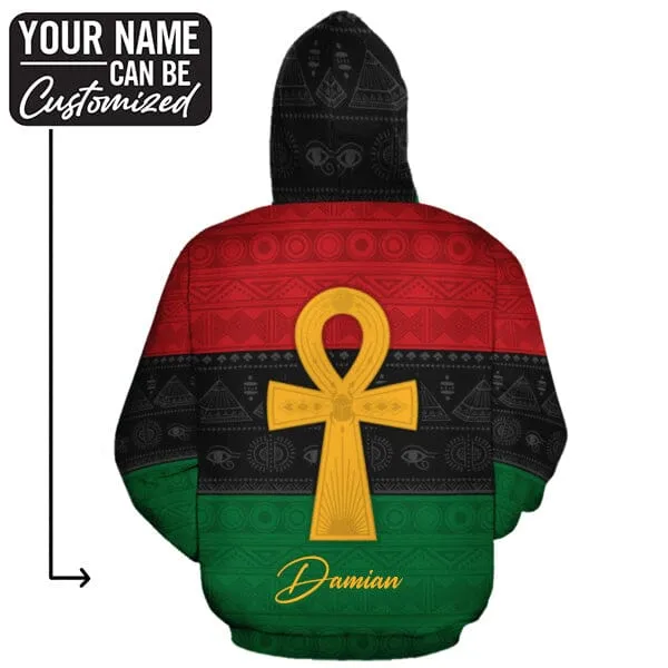 Pan African Ankh All-over Hoodie