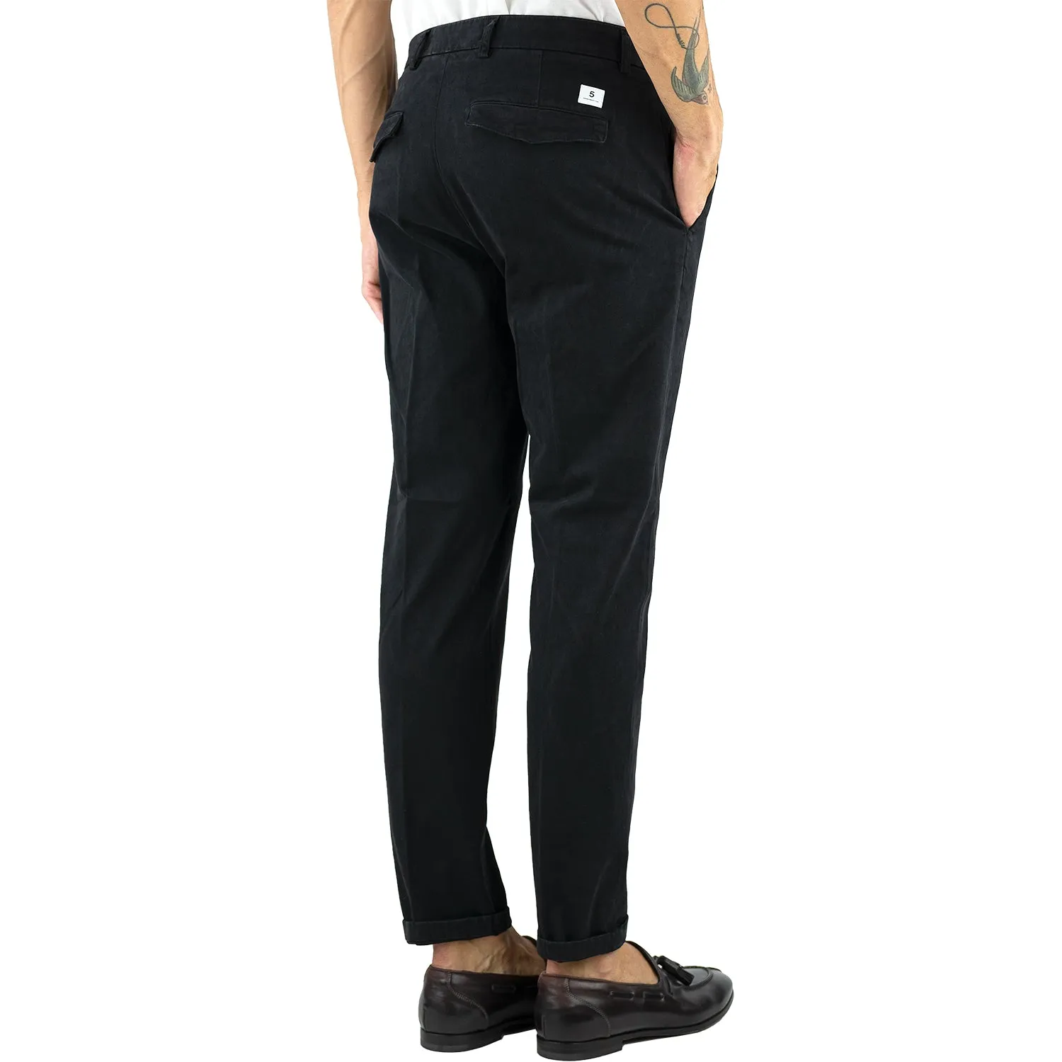 Pantalone DEPARTMENT 5 Prince in Cotone Stretch Nero