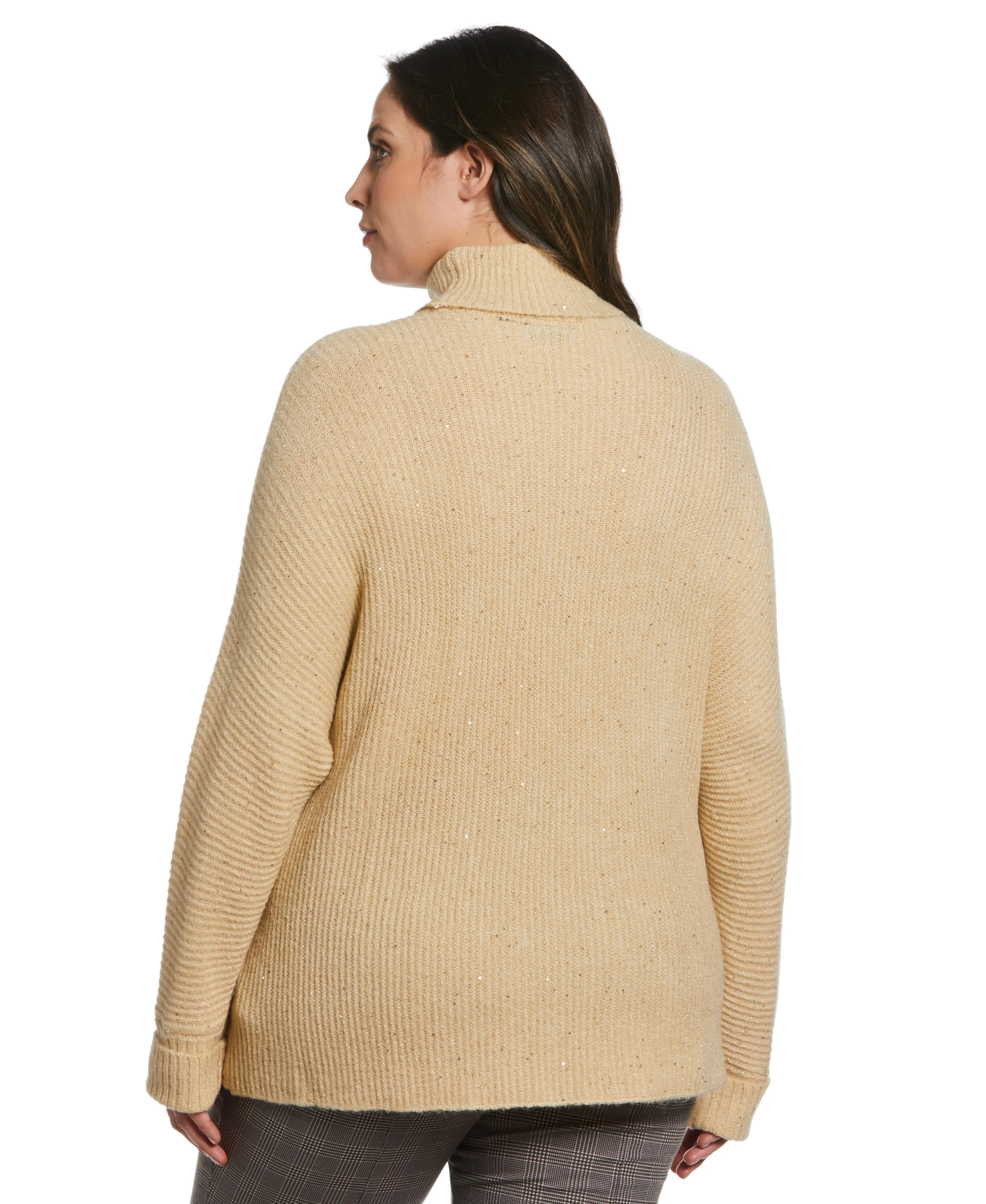 Plus Size Sequin Sweater