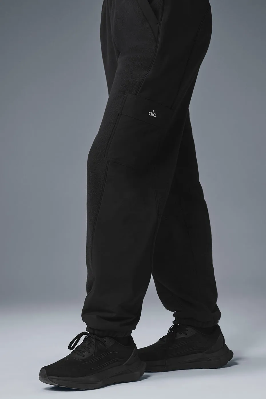 Polar Fleece Wintry Mix Pant - Black