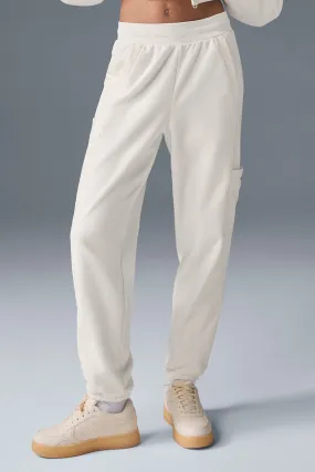 Polar Fleece Wintry Mix Pant - Ivory