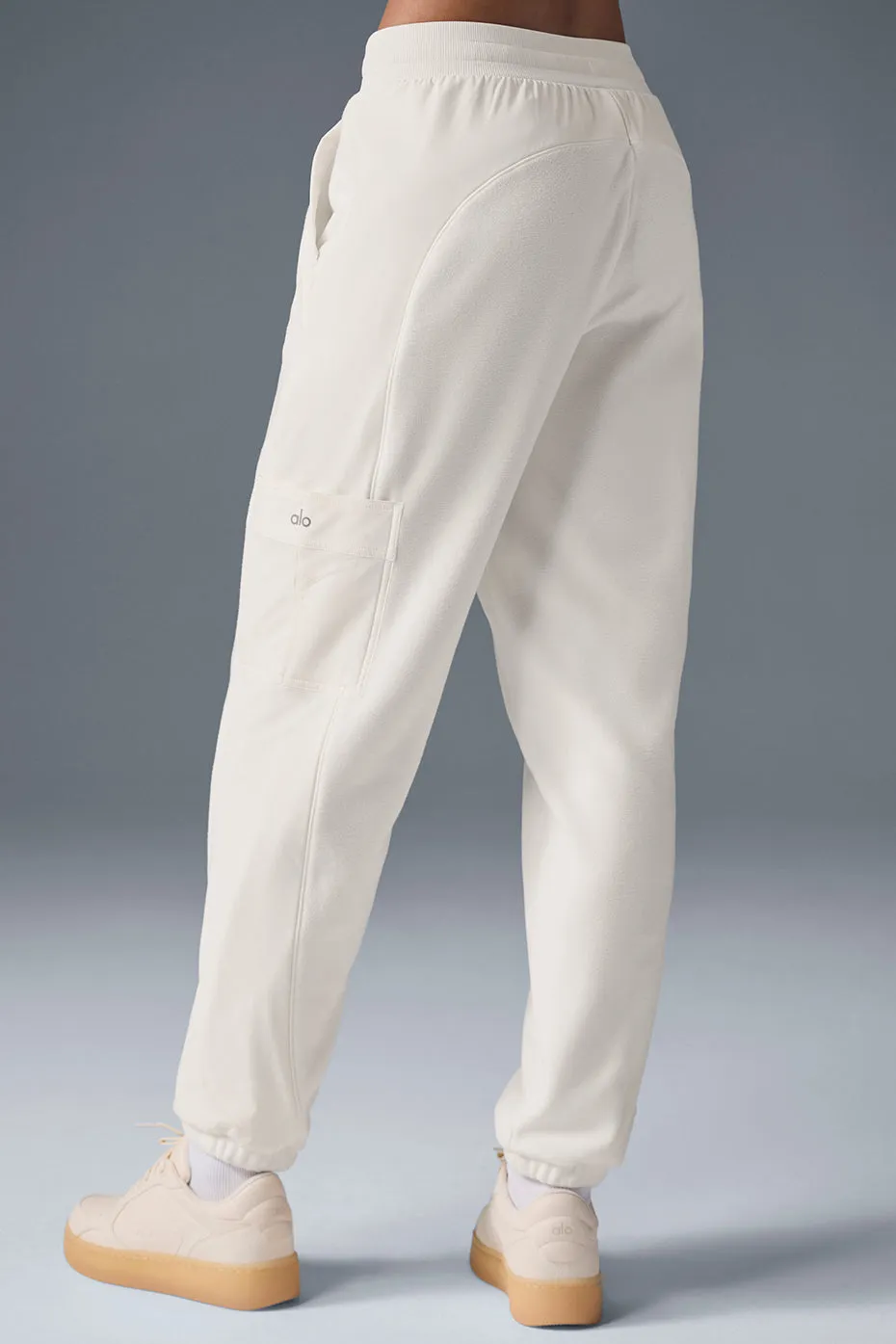 Polar Fleece Wintry Mix Pant - Ivory