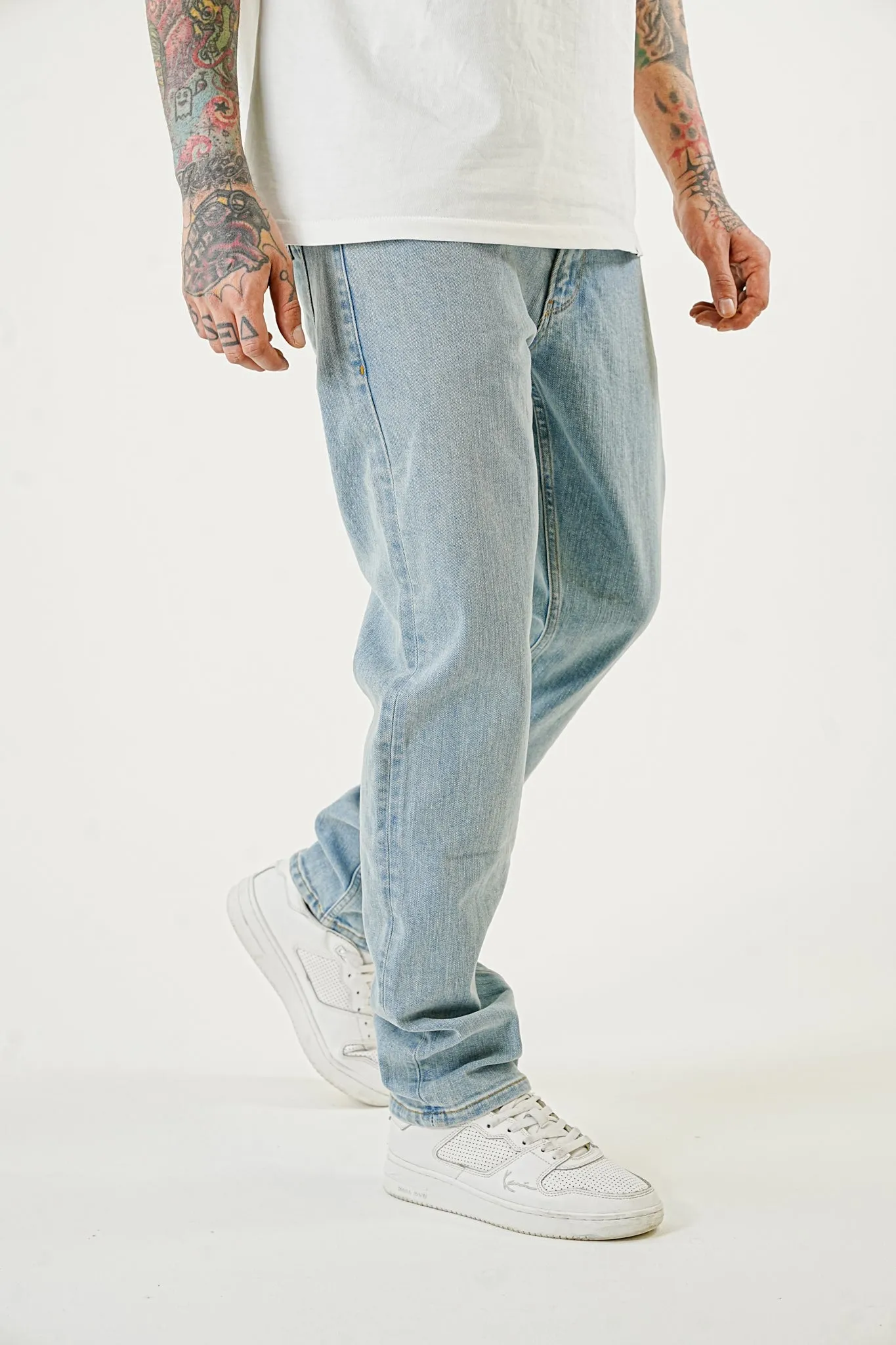 Premium Straight Stretch Sand Jeans