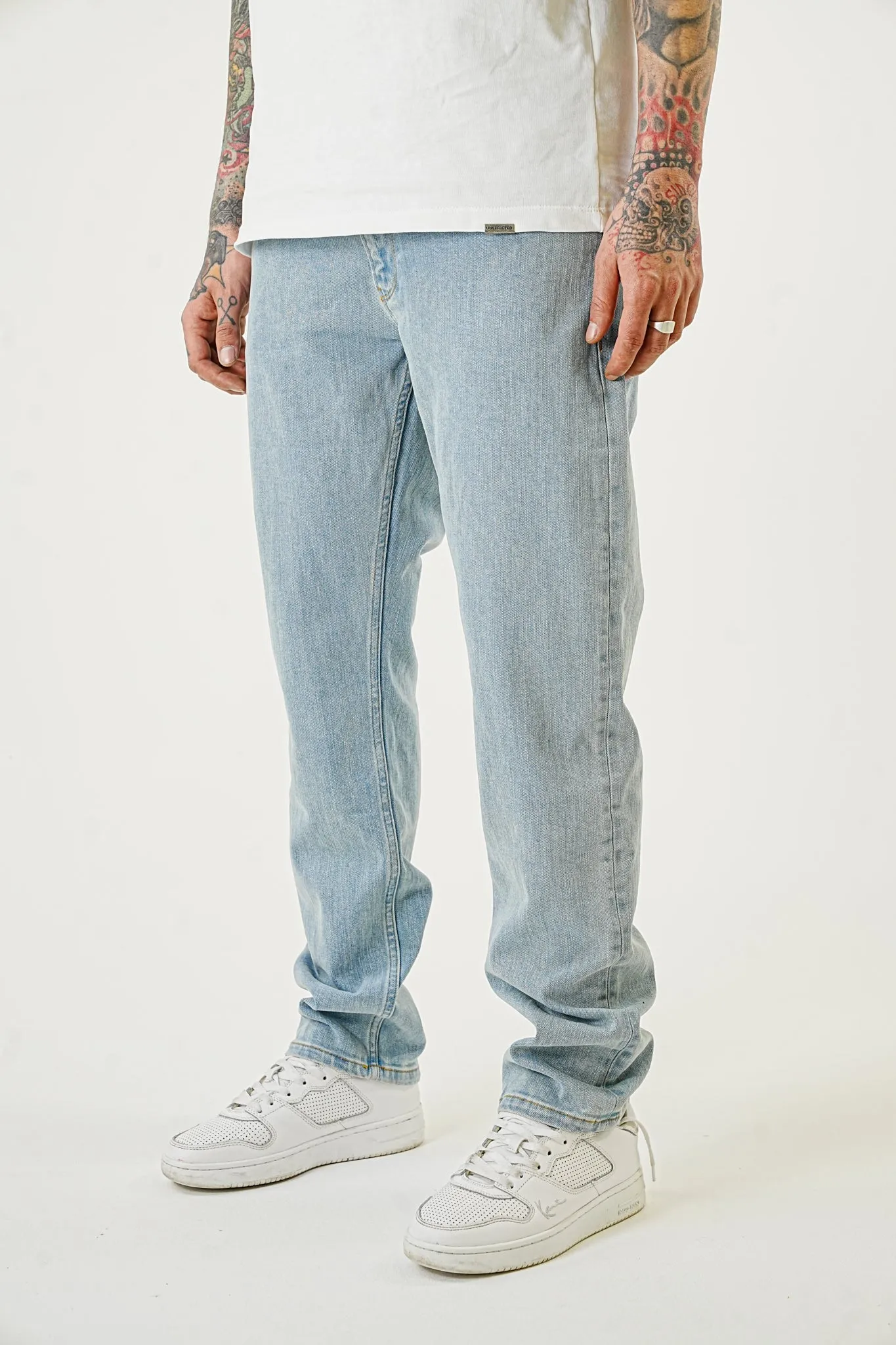 Premium Straight Stretch Sand Jeans