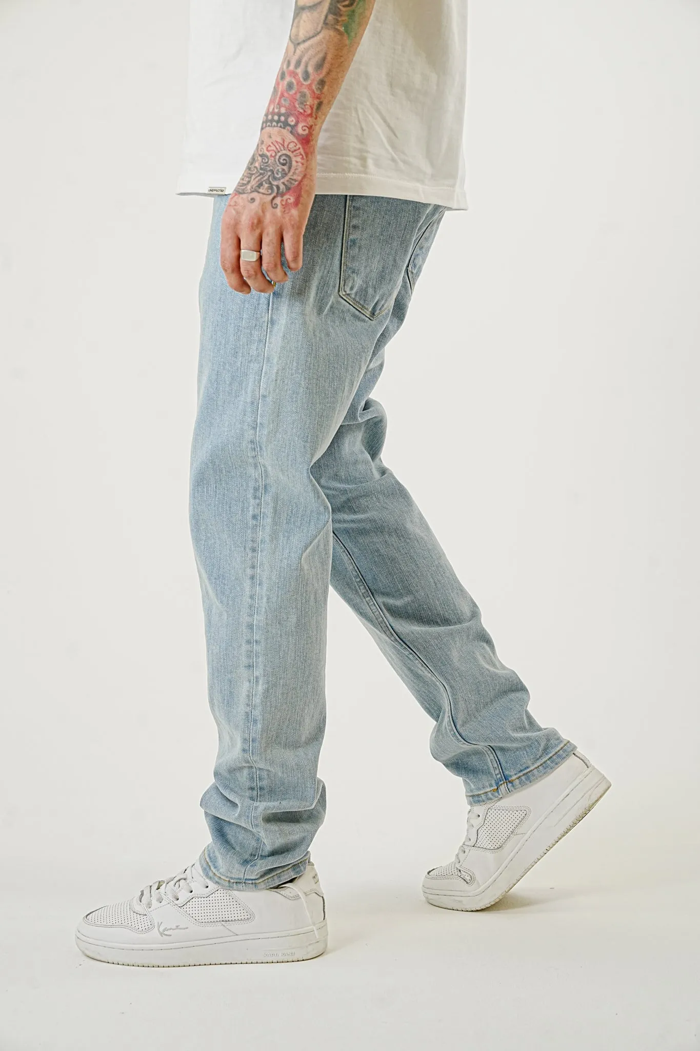 Premium Straight Stretch Sand Jeans