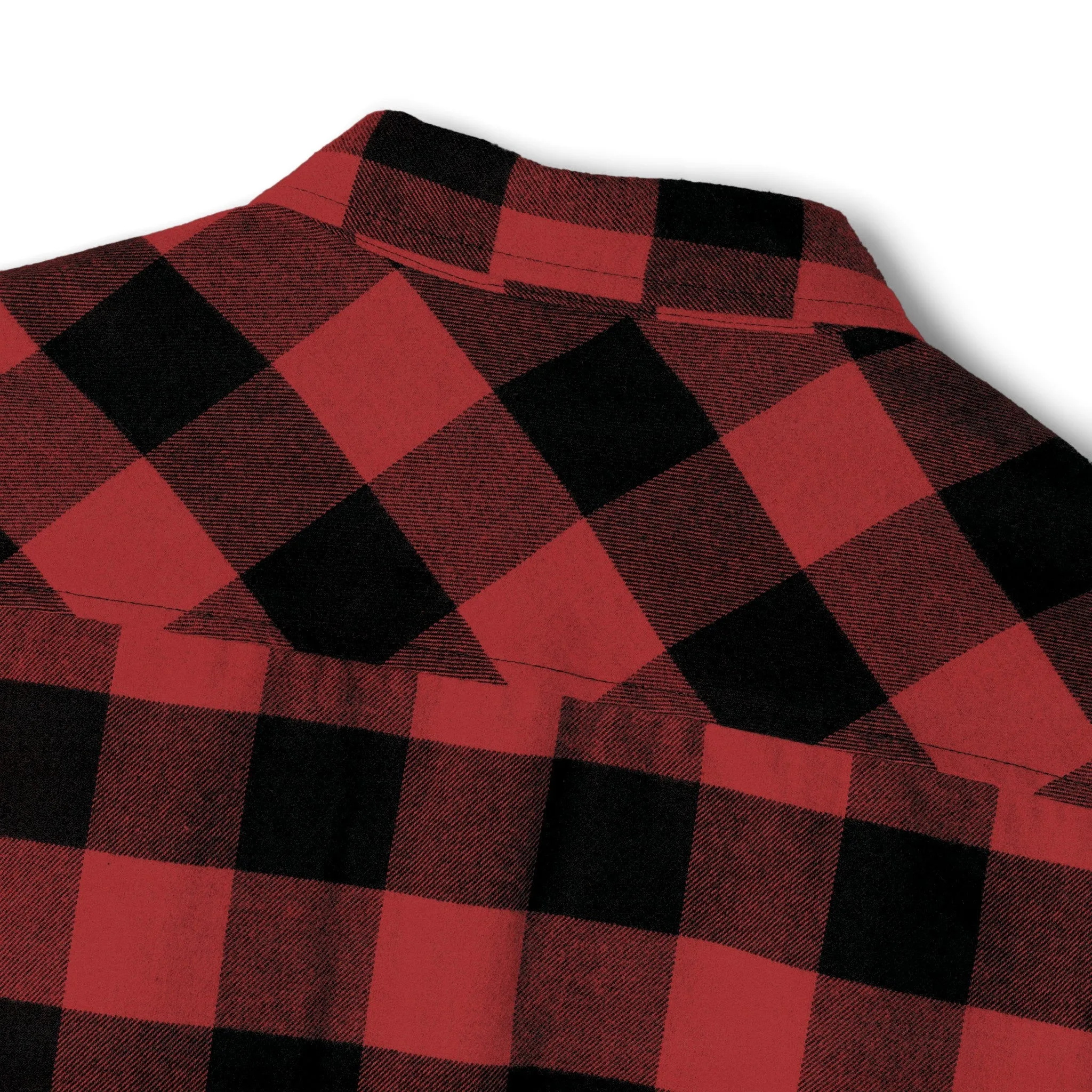 Red Plaid Women Luxury Flannel Shirt