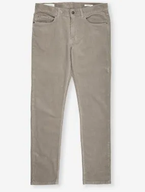 Regular Cord Jeans Warm Grey