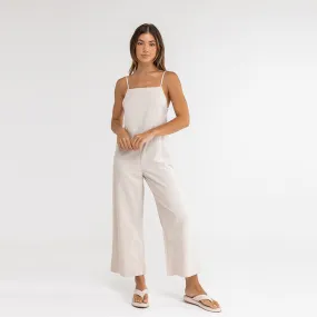 Rhythm Women's Classic Jumpsuit - Oatmeal