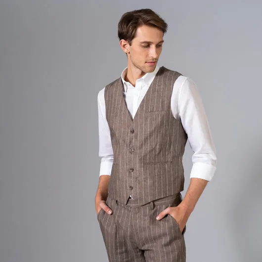 Sand Dune Linen Waist Coat