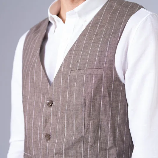 Sand Dune Linen Waist Coat