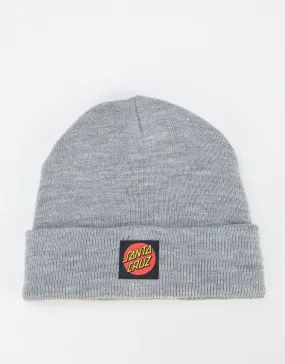 Santa Cruz Classic Label Dot Beanie - Dark Heather