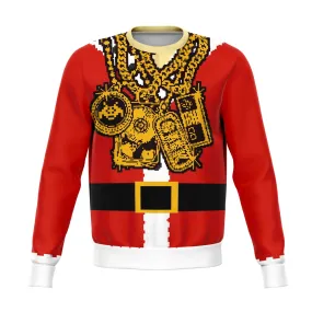 Santa Drip Dank Ugly Christmas Sweater